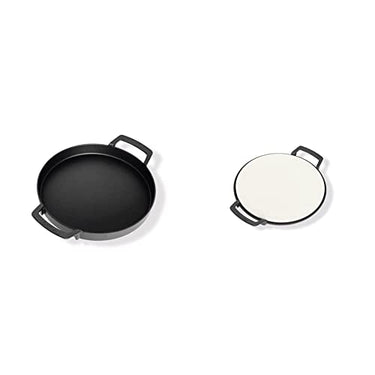 Enders SWITCH GRID Pfanne, aus Gusseisen, #7792 & SWITCH GRID Pizzastein, Halter aus Gusseisen, Gasgrill mit Rost-in-Rost System, #7790 im Sale